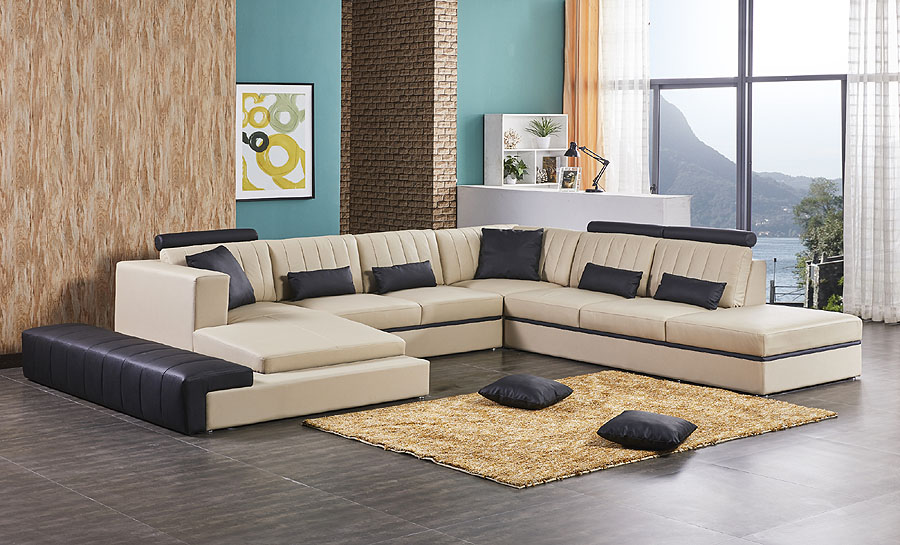 Loraine Leather Sofa Lounge Set